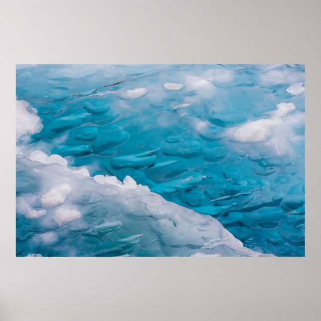 Póster Cierre del hielo azul (Frente)