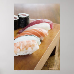 Póster Cierre del sushi en una mesa