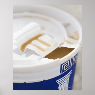 Póster Ciérrese para arriba de sacan el café