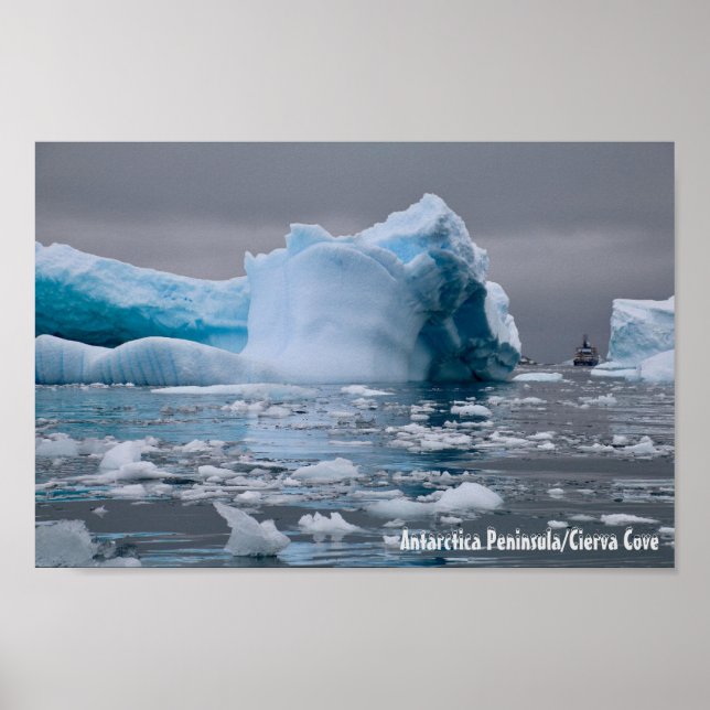 Póster Cierva Cove Peninsula, Antártida (Frente)