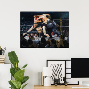 Póster Ciervo en Sharkey's   George Bellows  
