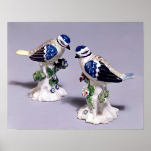Póster Cifras derby de bluetits, c.1760