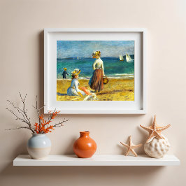 Póster Cifras en la playa, Renoir