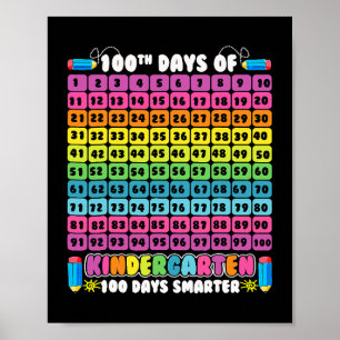 Póster Cifras más inteligentes: 100 días de guardería
