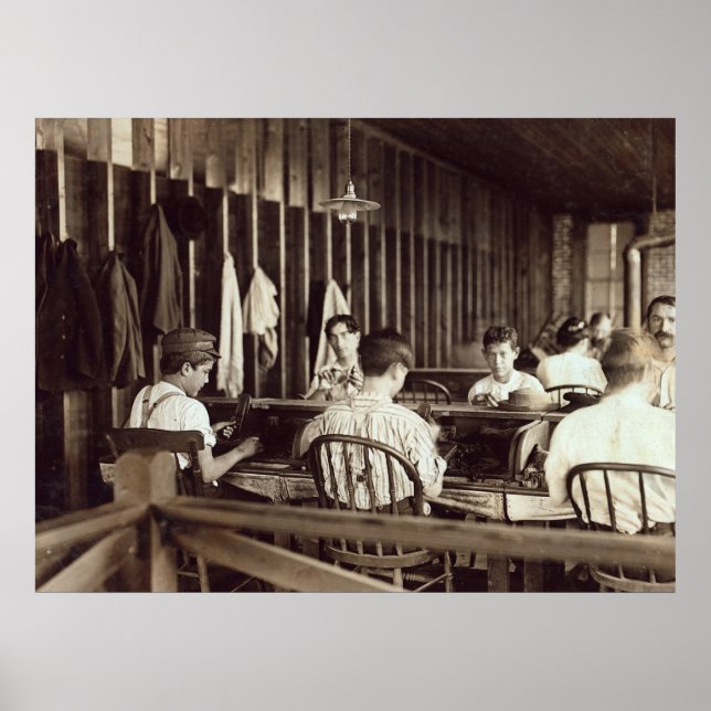 Póster Cigar Boys, 1909 (Frente)