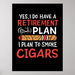 Póster Cigar Lover   Planeo Fumar Cigarros
