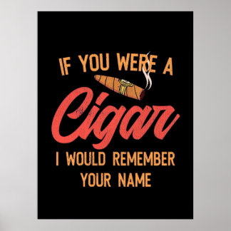 Póster Cigar Lover | Si Fueras Un Cigar