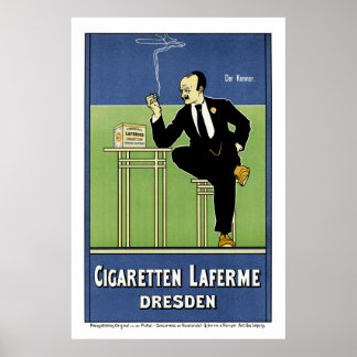 Póster Cigaretten Laferme
