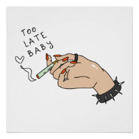 Cigarrillo a mano contra San Valentín