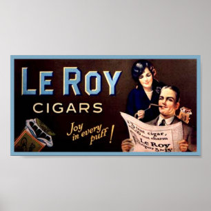 Póster Cigarros de Leroy