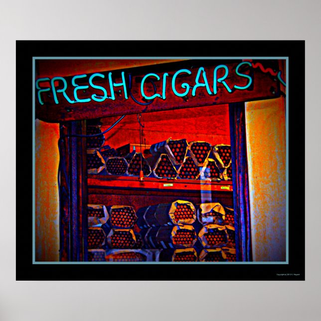 Póster Cigarros de Nueva Orleans frescos (Frente)