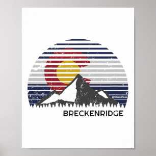 Póster Cima de la Montaña Breckenridge Colorado