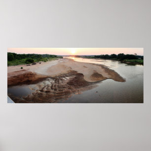 Póster Cimarron River Sunset, junio de 2012 - I