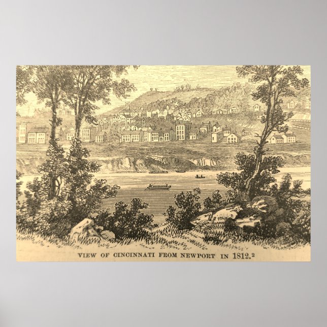Póster Cincinnati en 1812 (Frente)