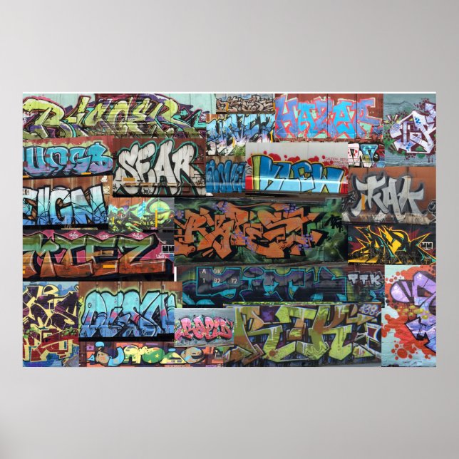 Póster Cincinnati Graffiti (Frente)