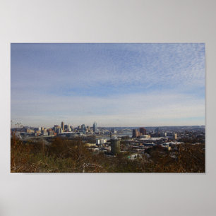 Póster Cincinnati, OH y Kentucky Septentrional