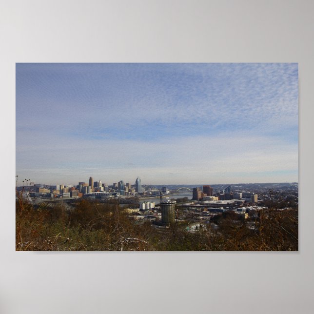 Póster Cincinnati, OH y Kentucky Septentrional (Frente)