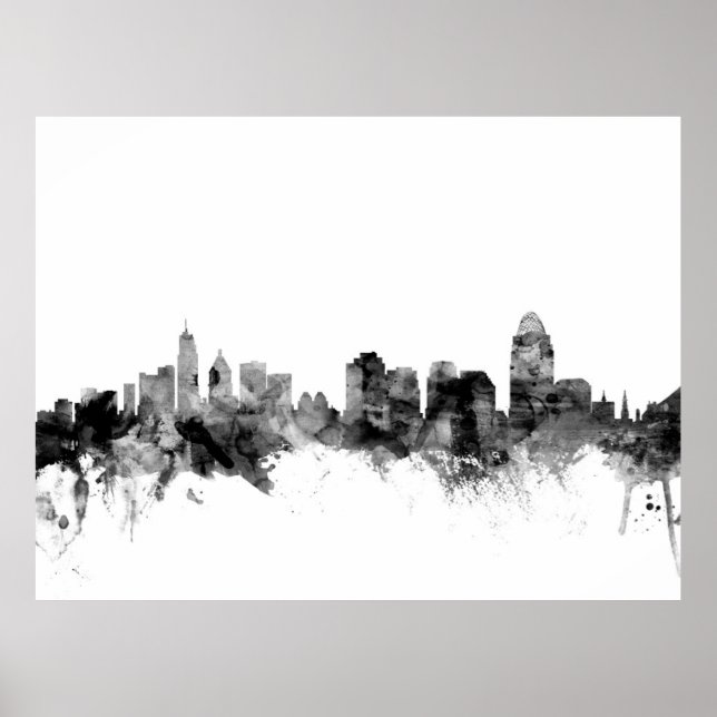 Póster Cincinnati Ohio (Frente)