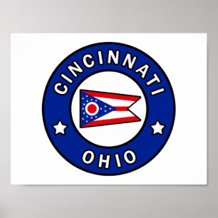 Póster Cincinnati Ohio