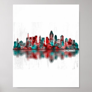 Póster Cincinnati Ohio