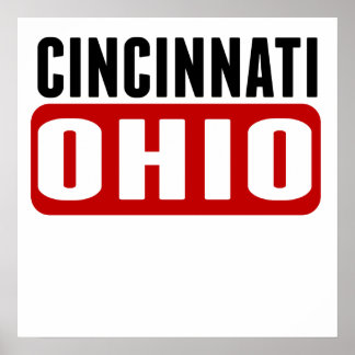 Póster Cincinnati Ohio