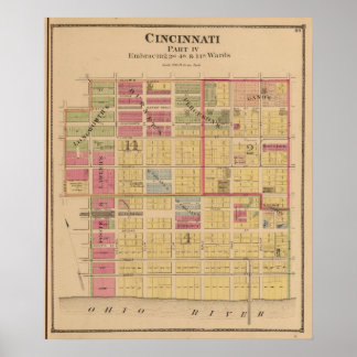 Póster Cincinnati, Ohio 7