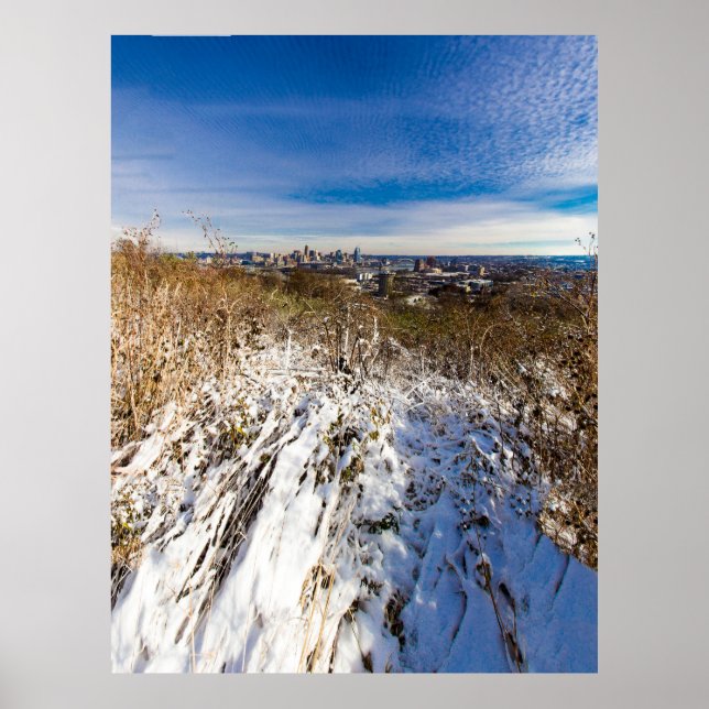 Póster Cincinnati, Ohio Visto Desde Devou Park, Kentucky (Frente)