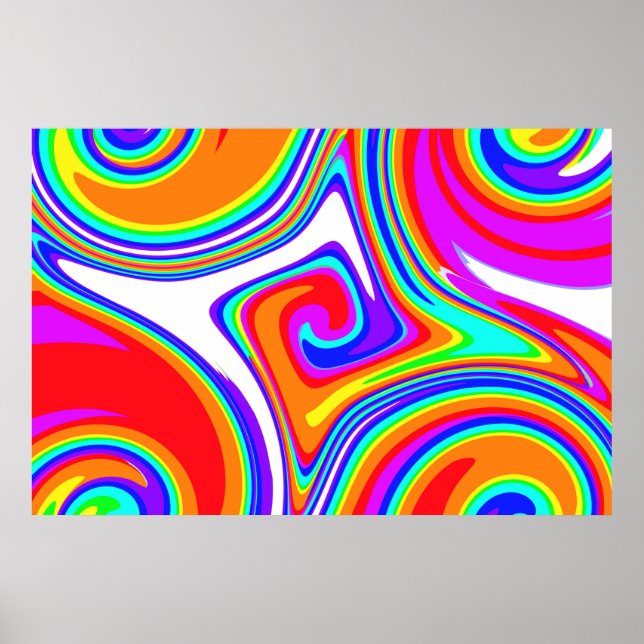 Póster Cinco batidos de Poster de color (Frente)
