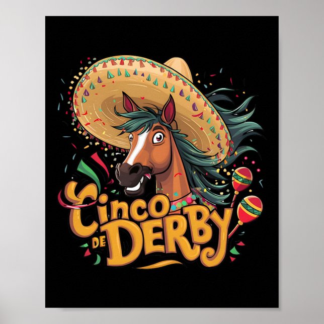 Póster Cinco De Der Mexicano Cinco De Mayo (Frente)