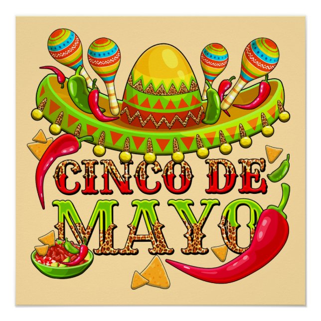 Póster Cinco de Mayo (Anverso)