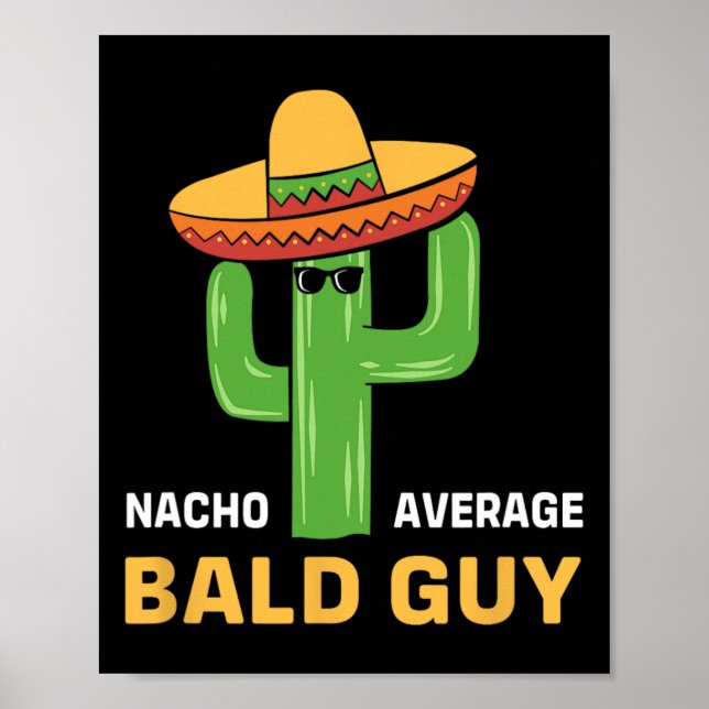 Póster Cinco De Mayo Byld Cactus Nacho Chico Medio (Frente)