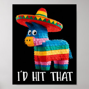 Póster Cinco De Mayo Divertidas Ideas Golpearon A Los Hom