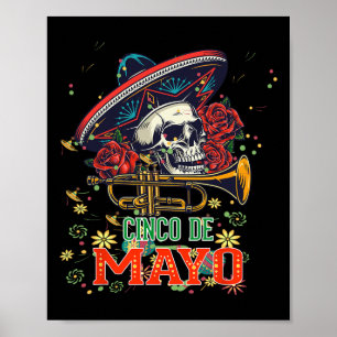 Póster Cinco De Mayo Fiesta Diseño Viva México Camisa 5 D