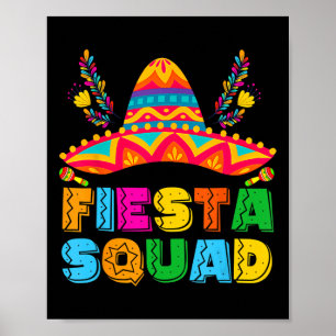 Póster Cinco De Mayo Fiesta Escuadrón Fiesta Cinco De