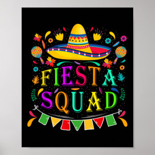 Póster Cinco De Mayo Fiesta Escuadrón Fiesta Cinco De