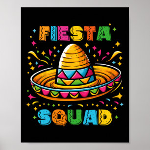 Póster Cinco De Mayo Fiesta Escuadrón Fiesta Cinco De