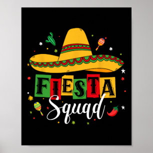 Póster Cinco De Mayo Fiesta Escuadrón Fiesta Cinco De