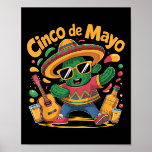 Póster Cinco De Mayo Fiesta Fiesta 5 De Mayo Funny Mexica