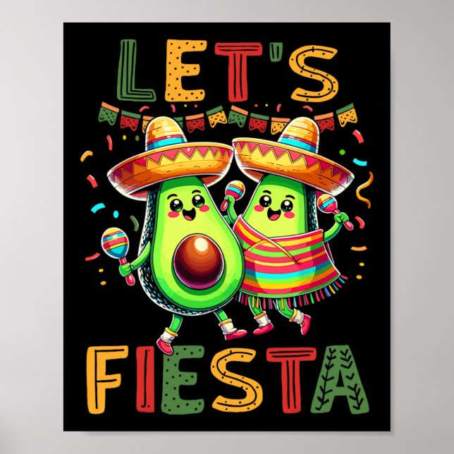Póster Cinco De Mayo Fiesta Fiesta Mexicana (Frente)