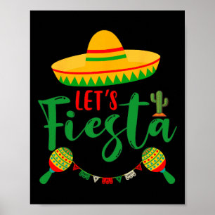 Póster Cinco De Mayo Fiesta Fiesta Mexicana Partido Cinco