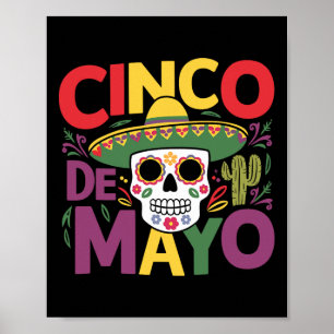 Póster Cinco De Mayo Fiesta Fun Match 5 De Mayo