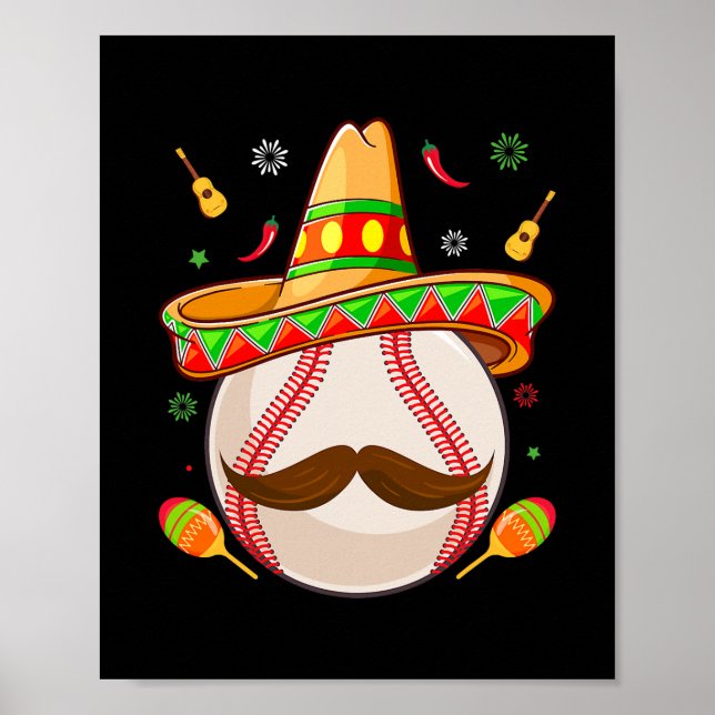 Póster Cinco De Mayo Fiesta Mexicana De Béisbol (Frente)