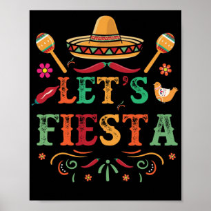 Póster Cinco De Mayo Fiesta Para Fiesta Mexicana