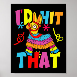 Póster Cinco De Mayo Ideas Divertidas Golpearía Ese Pinat