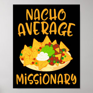Póster Cinco De Mayo Nacho Promedio Misionero Mexicano Fi