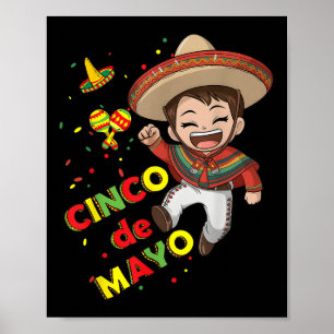 Póster Cinco De Mayo Para Niños El Diseño Mexicano Fabulo