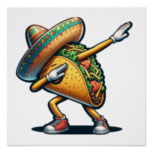 Póster Cinco de Mayo Taco