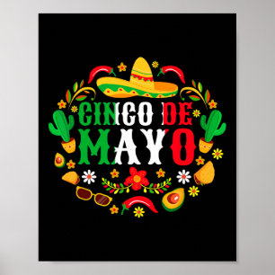 Póster Cinco De Mayo Vamos Fiesta Squad 5 De Mayo Mexican