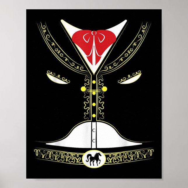 Póster Cinco De Mayo Vestido Mariachi Carro (Frente)