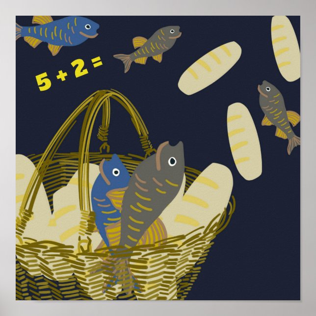 Póster Cinco Loves, Dos Peces (Frente)